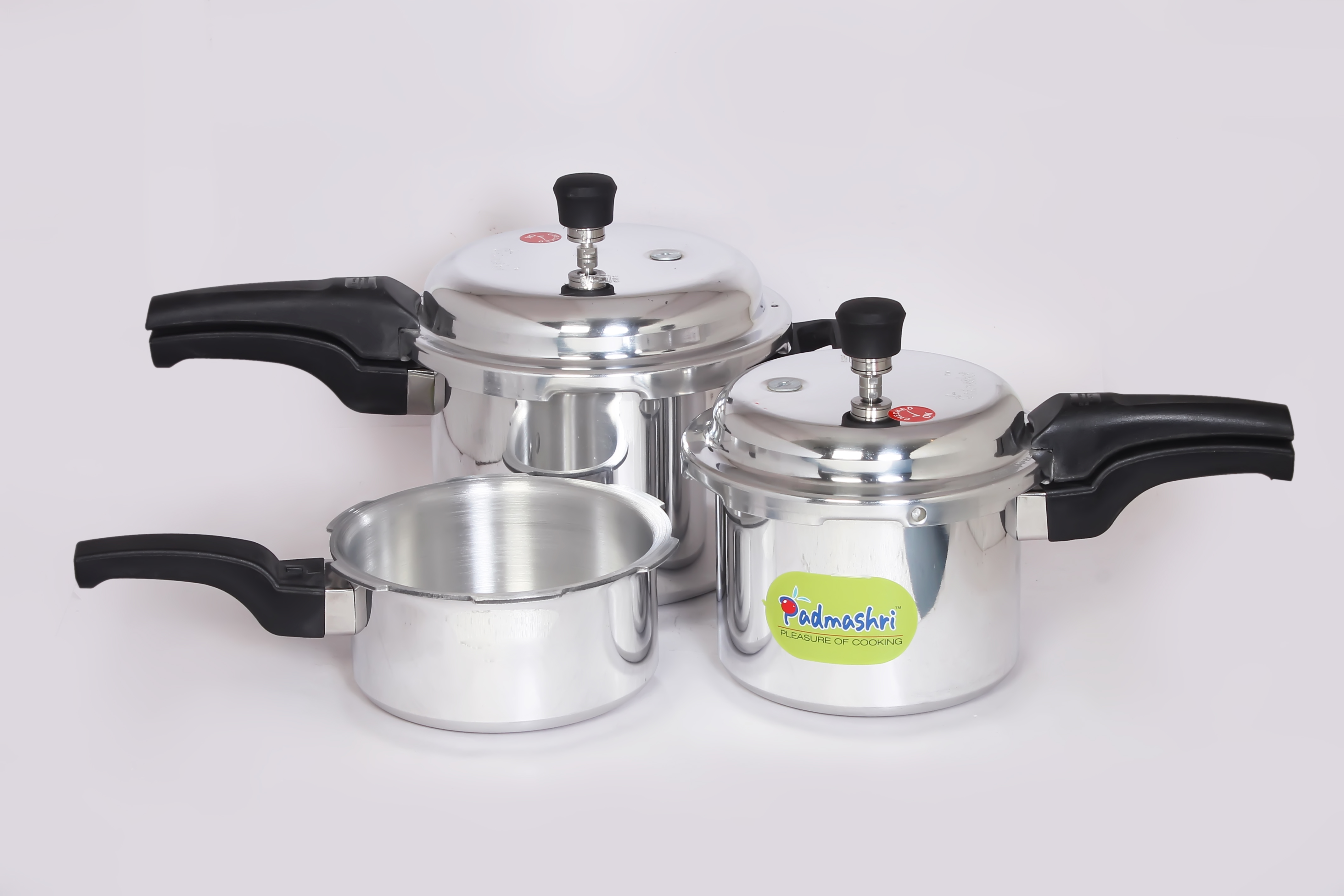 Padmashri 5lt + 3lt + 2lt combo cooker / பத்மஸ்ரீ காம்போ குக்கர் 5lt+3lt+2lt
